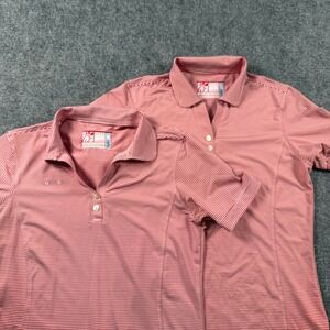 Oobe Polo Shirt Womens Small‎ Red Striped Chick-fil-A Hydrochill Performance Top